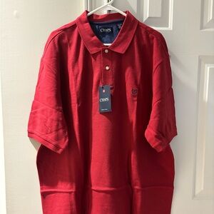 NWT Chaps red polo